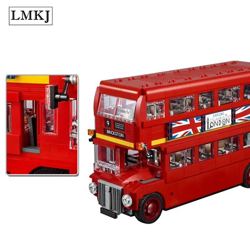 

Genuine Technic The London Bus Building Blocks Bricks Educational Toy for Children Model Gift Compatible with Legoingly 10258