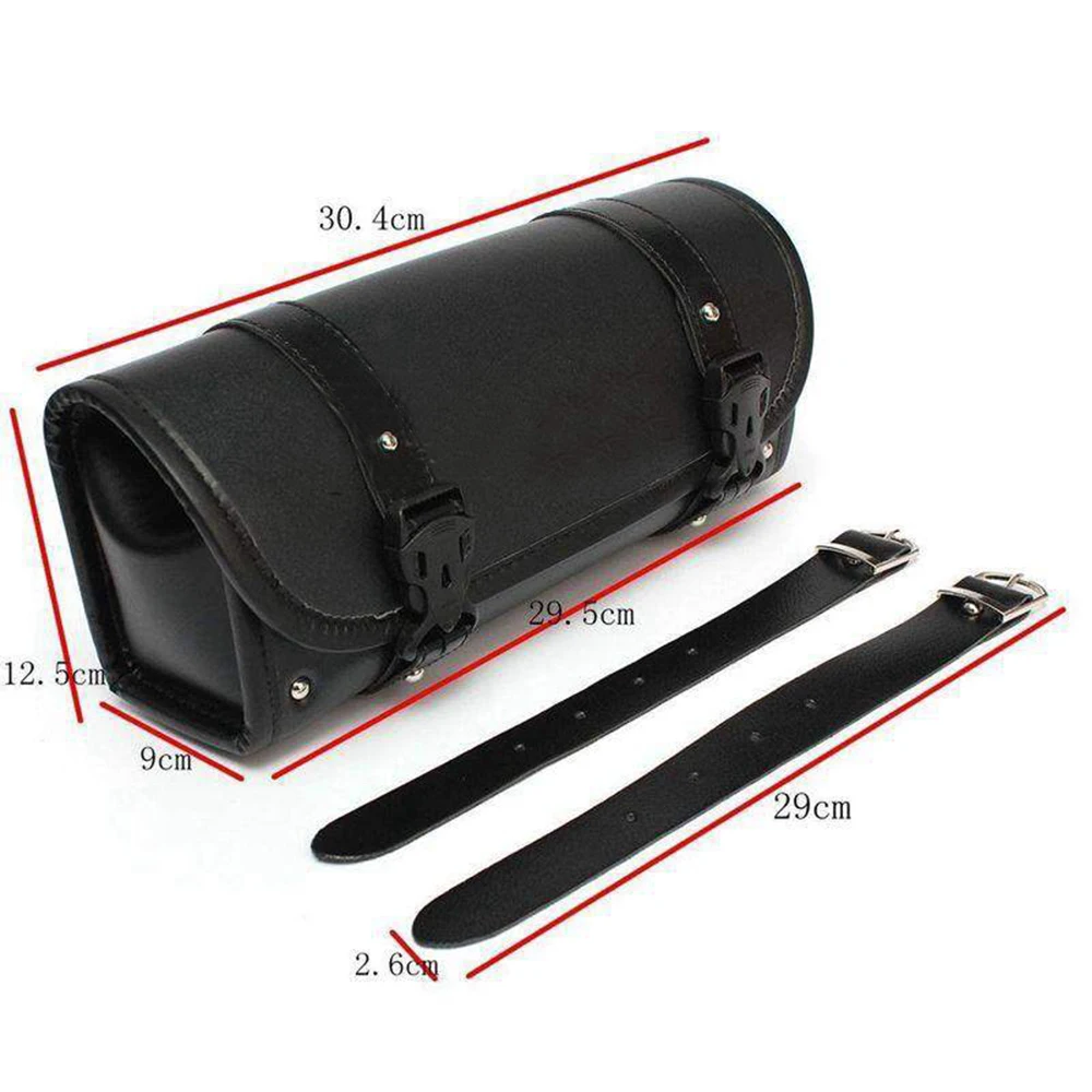 

For Harley Sportster Dyna Touring Model Motorcycle Saddle Bag Side PU Leather Universal Luggage Bag Saddlebag Storage Tool Pouch