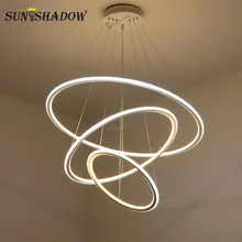 Светодиодный светильник-Люстра для гостиной, столовой, кухонного светильника, современный светодиодный потолочный светильник-люстра, Lamparas de techo