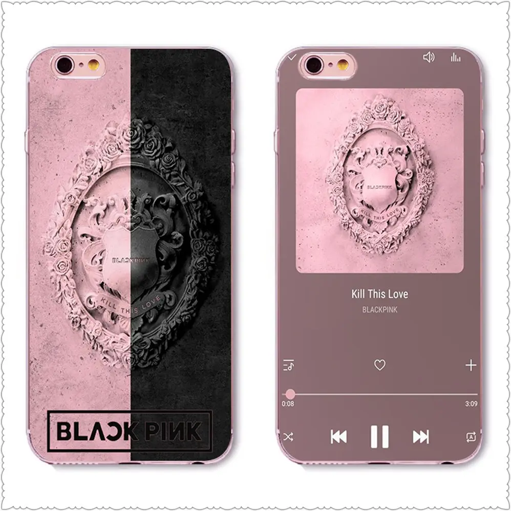Kill This Love BLACKPINK  Case For iPhone X XS Max XR 8 for SamsungS7 S8 S9 JISOO JENNIE LISA Silicone Cover