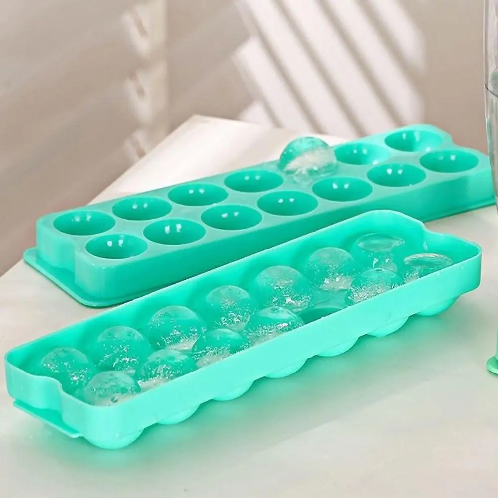 Whiskey Silicon Ice Cube Bar Ball Maker Sphere Mould Brick Tray 14