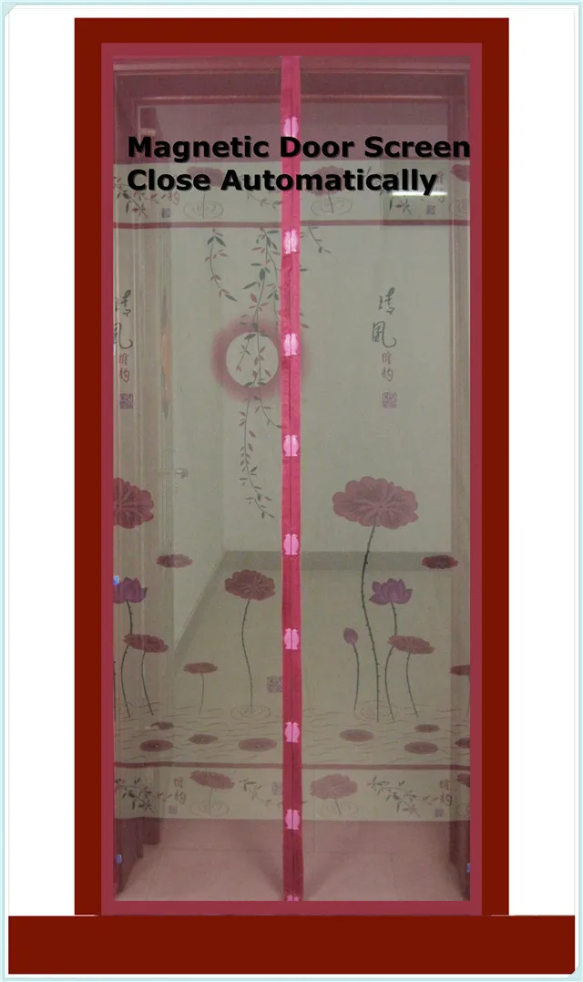 Automatically Closing Snap Fly Screen Snap Insect Screen Insect