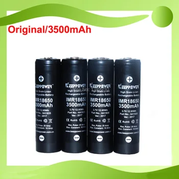 

10PCS/LOT Original Keeppower 3.6V 18650 3500mAh Continuous 10A Pulse 20A E-Cig Battery Replace MJ1