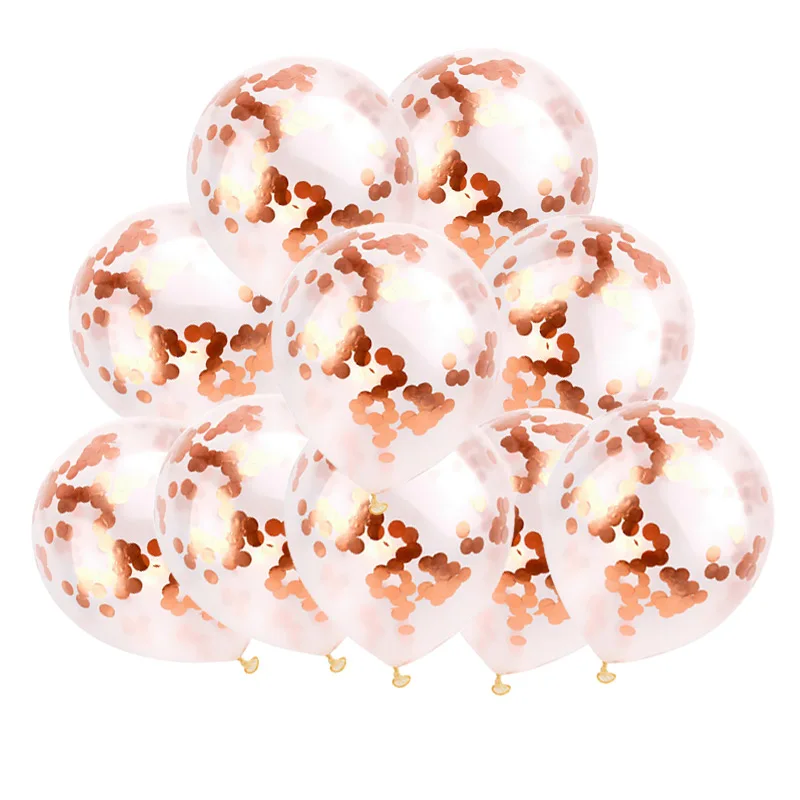 30/50 г 1 см/2,5 см металлическое конфетти «розовое золото» праздничных воздушных шаров "фильтром воздуха Baby Shower Украшение стола для дня рождения платье принцессы вечерние