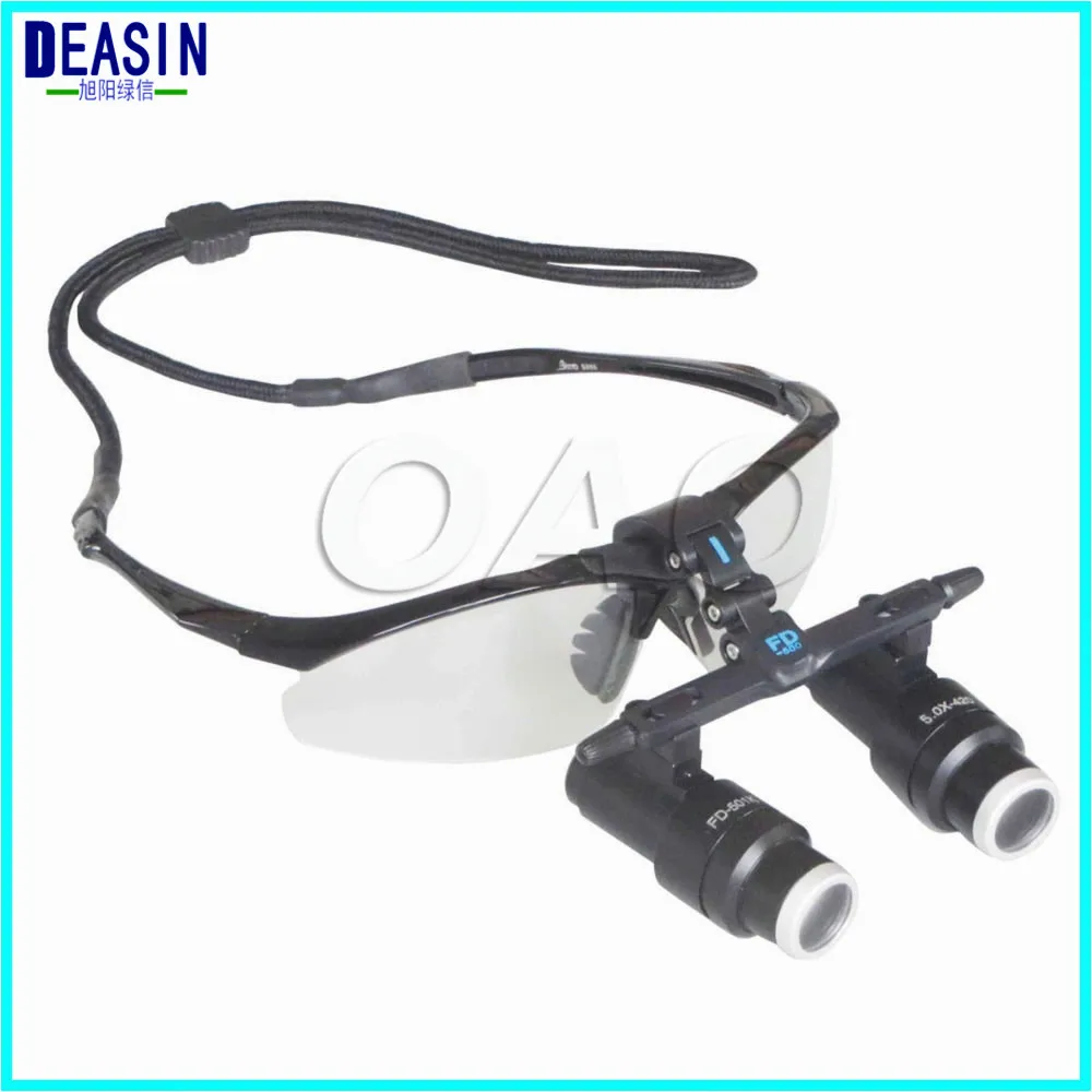 

High Quality 6.5X Kepler Binocular Medical magnifying glass Surgical loupes Dental Loupes medical loupes with LED light