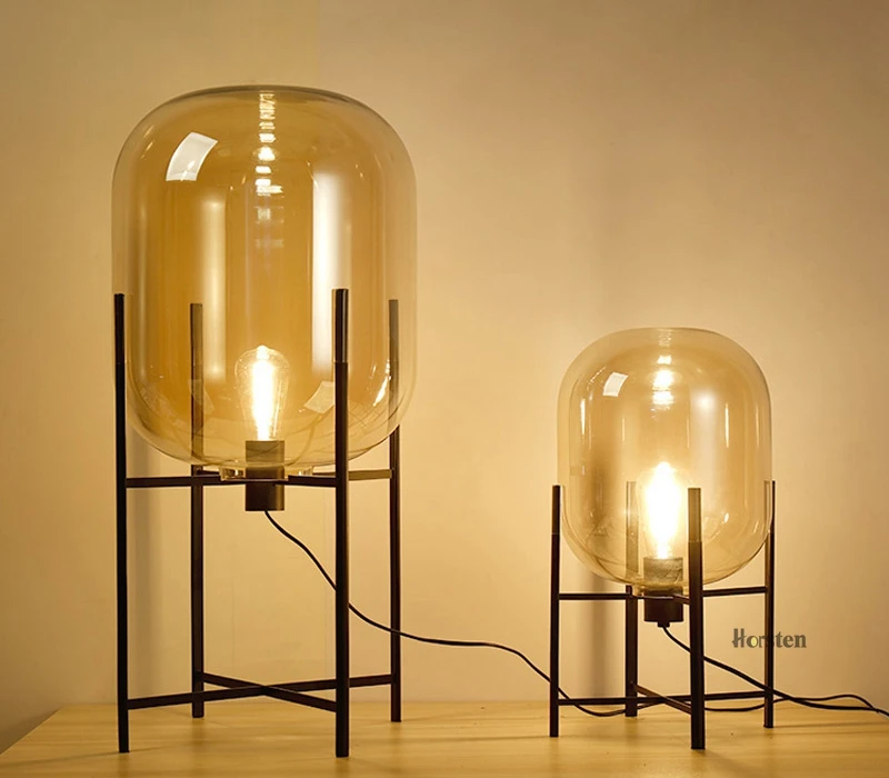Nordic Post-modern Simple Glass Floor Lamps Creative Standard Lamp Table Lamps For Living Room Bedroom Bar Restaurant (25)