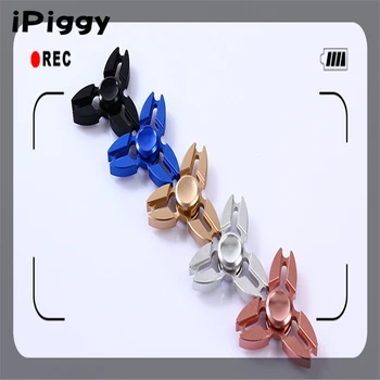 

EDC Hand Spinner Aluminum Alloy Finger Spinner Custom Bearing Fidget Toys Anti Fidget Stress jouet Black/Pink/Blue Color