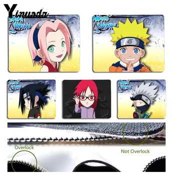 

Yinuoda Custom Skin Cute Naruto Comfort Mouse Mat Gaming Mousepad Size for 180x220x2mm and 250x290x2mm Rubber Mousemats