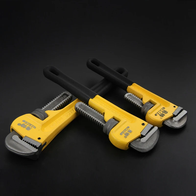 10"/12"/14" Heavy Duty Quick Pipe Wrenches Large Opening Universal