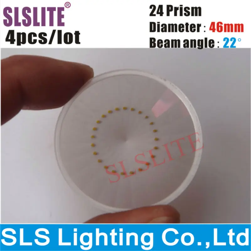 

4PCS/LOTstage lighting effect 24 facet prism white for 7R 230w sharpy beam moving head light with 24 facet prism