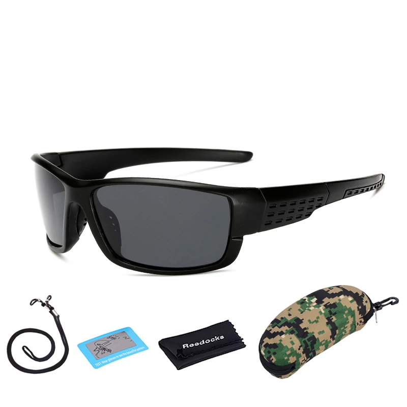 Лидер продаж, мужские и женские поляризационные походные очки, качественные уличные спортивные очки для альпинизма, рыбалки, УФ-защита, походные солнцезащитные очки - Цвет: H02 with box
