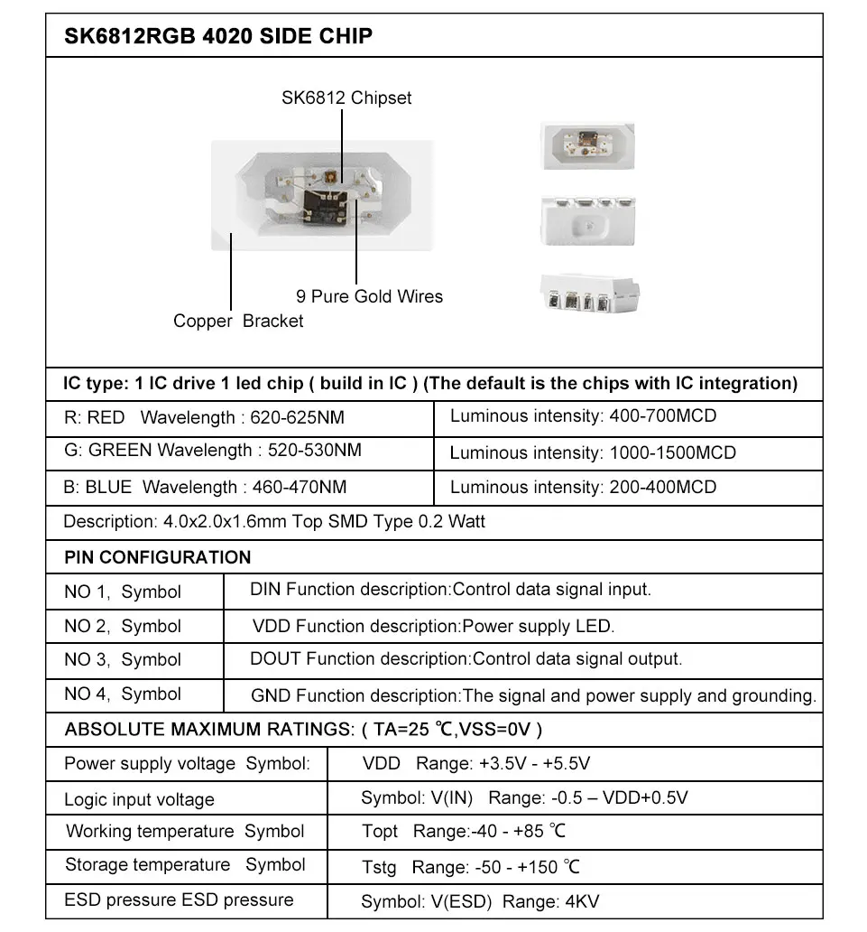 10 шт.-100 шт. WS2813 пикселей светодиодный SMD SK9822(аналогичный APA102) RGB чип индивидуально адресуемый SK6812 3535/5050 RGBW/WWA DC 5 В