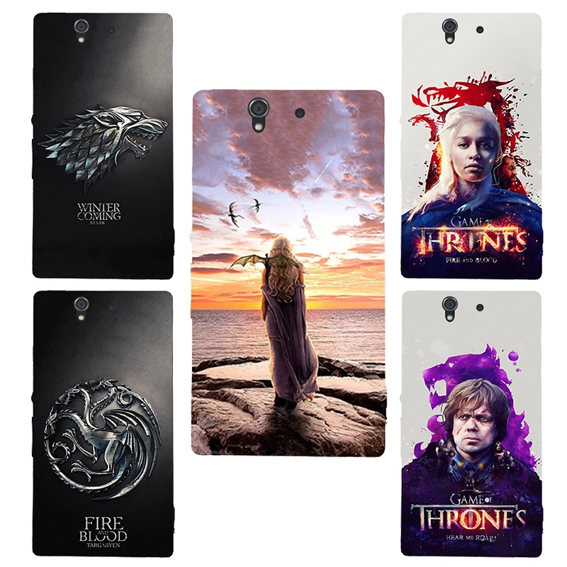 

For Sony Xperia Z Game of Thrones Daenerys hard PC Phone cover Case for Sony Xperia Z L36h C6602 C6603 Fundas capa Coque Shell