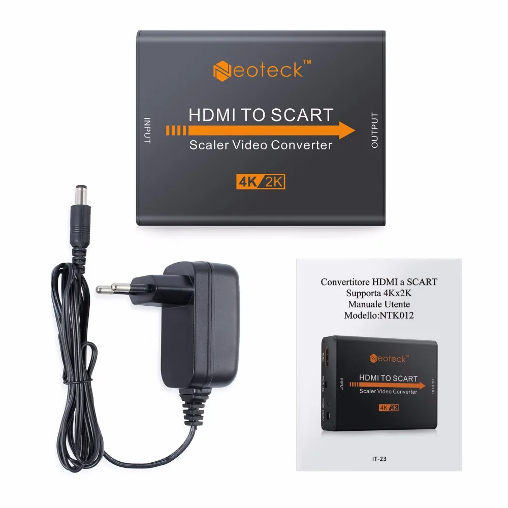 Преобразователь Neoteck 4K x 2K HDMI в SCART адаптер цифрового видео аудио композитный