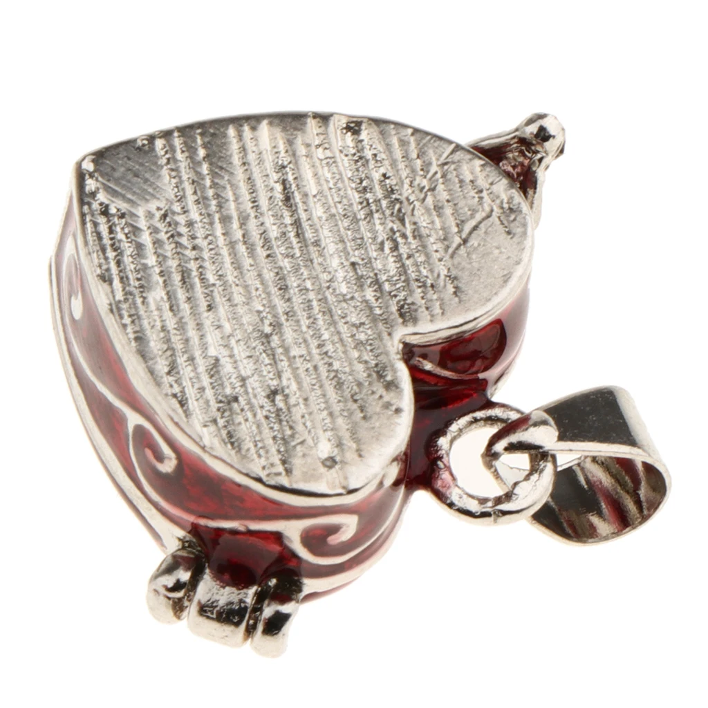 2 шт. медальон Phenovo с эмалью в форме капли сердца|open locket|keepsake urnscremation urn pendant |