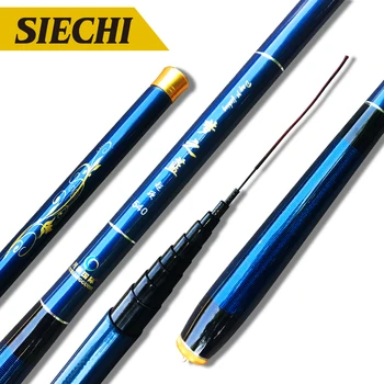 

SIECHI Light Stream Hand Fishing Rod 3.6M 4.5M 5.4M 6.3M 7.2m Telescopic Carbon Fiber Feeder Fishing Rod Carp Pole