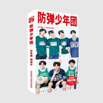 

180pcs/ KPOP BANGTAN BOYS BOX SET POSTCARD Stickers LOVE YOURSELF Support Gift Collection