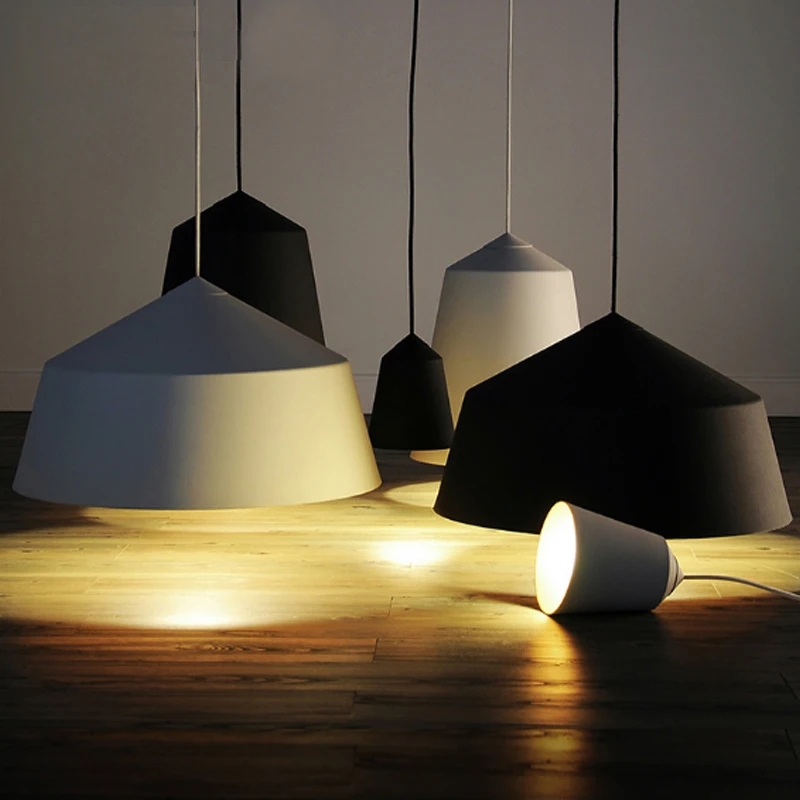 

Modern pendant lights Minimalist design wrought iron lamp restaurant bar coffee dining room LED hanging light fixture