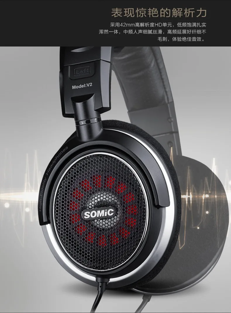 Somic V2 profesional memantau headset 