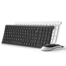 B. O. W Беспроводная клавиатура мышь набор ноутбук Настольный ПК офисная зарядка беспроводная мышь Mute