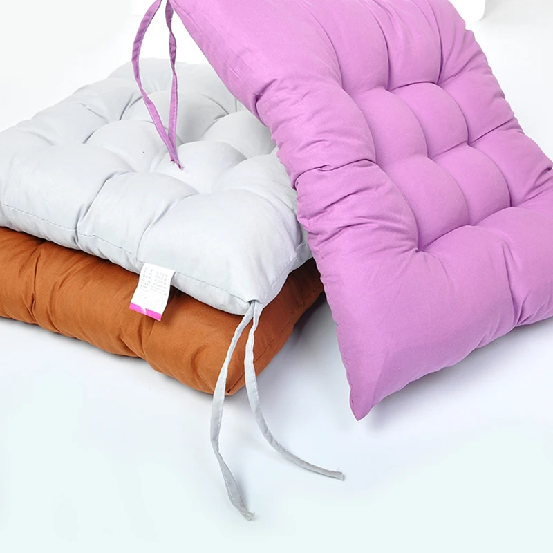 34X34cm Office Chair Seat Cushion Square Cotton Dining Chair Cushion