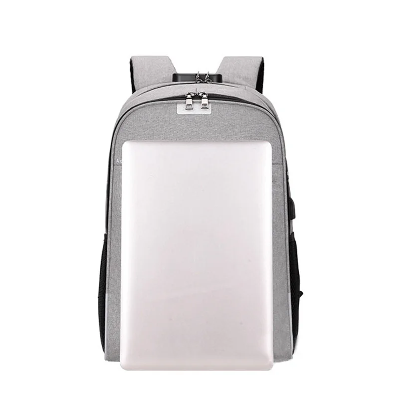 Модный рюкзак с usb зарядкой 15 6 дюймовый для ноутбука защитой от кражи унисекс
