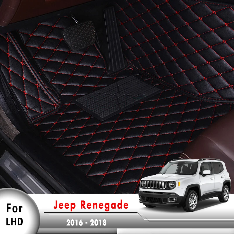 Us 75 0 25 Off Custom Rug Auto Interior Accessories Car Styling Automobile Carpet Cover Lhd Car Floor Mats For Jeep Renegade 2016 2017 2018 In Floor