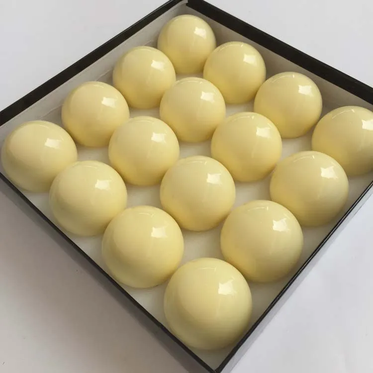 2016 New Resin White Ball 16pcs/set 57.25mm Coin Billiard