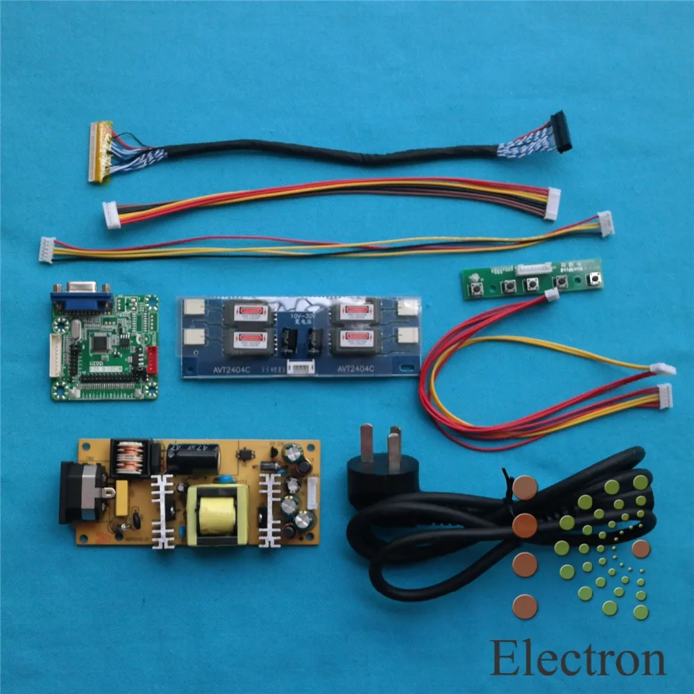 Universal Driver Board +power supply board+double 8bit LVDS cable+LED