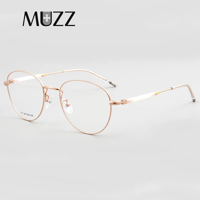 

MUZZ New Metal optical glasses frame Mens Spectacle frames for myopia computer games Glasses frames Eye Glasses Frame For Women