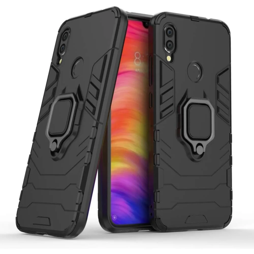 Case For Xiaomi Redmi Note 7 Pro 7s Cover Magnetic Ring Holder Kickstand Shockproof Armor Case For Xiaomi Redmi 7 Pro Cover  (8)