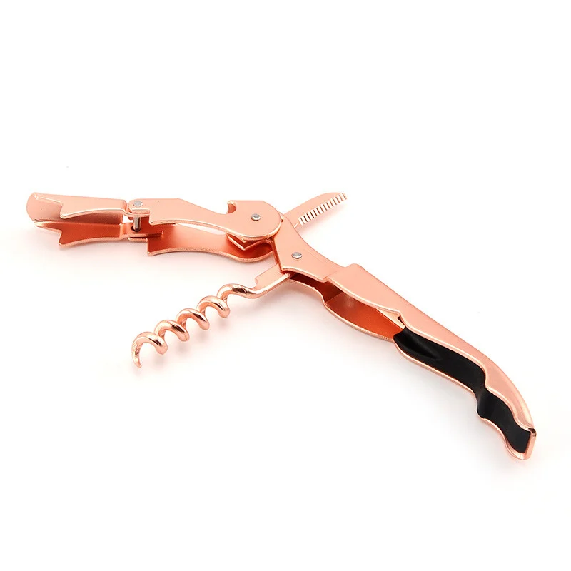 Professional Gold Wine Bottle Opener Multifunction Portable Screw Corkscrew Beer Bottle Opener Bar Accessories