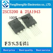 20PCS/lot New 2SC5200 & 2SA1943 TO-3P (10 x A1943 + 10 x C5200) Sound of tube 20PCS/lot New 2SC5200 & 2SA1943 TO-3P (10 x A1943 + 10 x C5200) Sound of tube