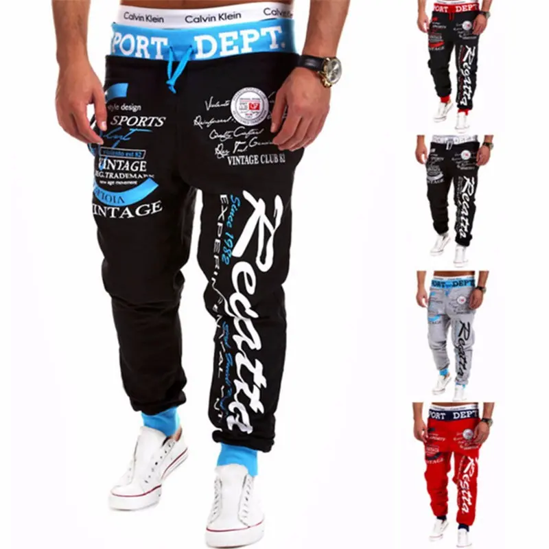 2017-New-Runners-Favorite-Leisure-Outdoors-GymsSports-Pants-The-American-Flag-Logo-printing-pentagram-Joggers-Pants