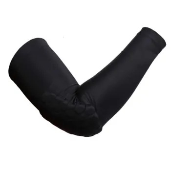 2 Pieces/pair Mannen Ademende Sport Honingraat Lange Elleboog Brace Pad Protector Sport Basketbal Arm Mouw Sport Warmers 2 Pieces/pair Mannen Ademende Sport Honingraat Lange Elleboog Brace Pad Protector Sport Basketbal Arm Mouw Sport Warmers