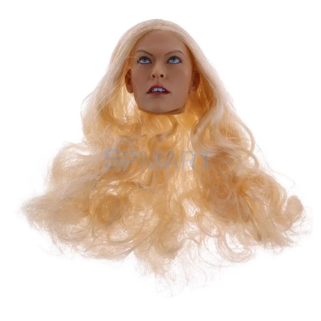 

1/6 Scale Female Head Sculpt Model for 12'' Action Figure Body #C