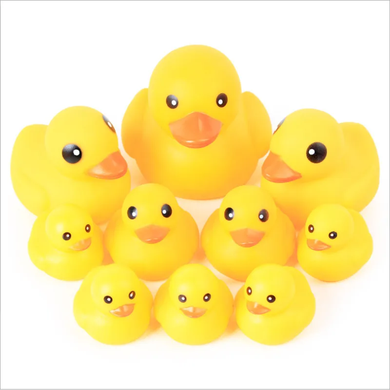 

Funny Little Yellow Duck Pet Squeak Toys Dog Toys For Small Large Dogs Cats Vinyl Glue Nuk Puppy Chew Toys Dog Supplies 3 Size