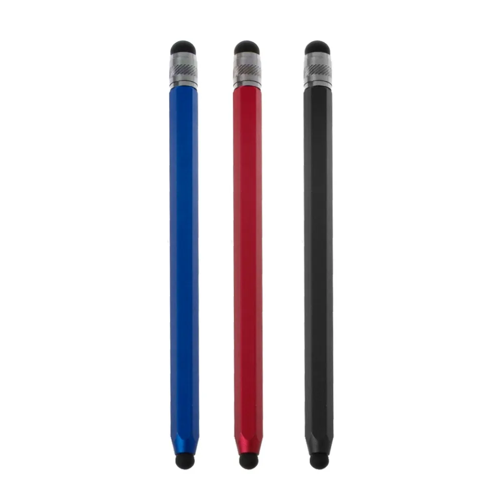 

Multifunction Dual Heads Ends Round Capacitive Touch Screen Drawing Pen Stylus