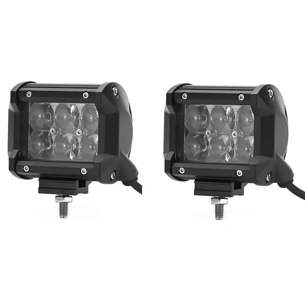 

2 Pcs 4 Inch DC 10 - 30V Fish Eyes Car LED Flood Light 3000LM 4WD ATV Off-Road Driving Lamp Rugged Durable Professional Light