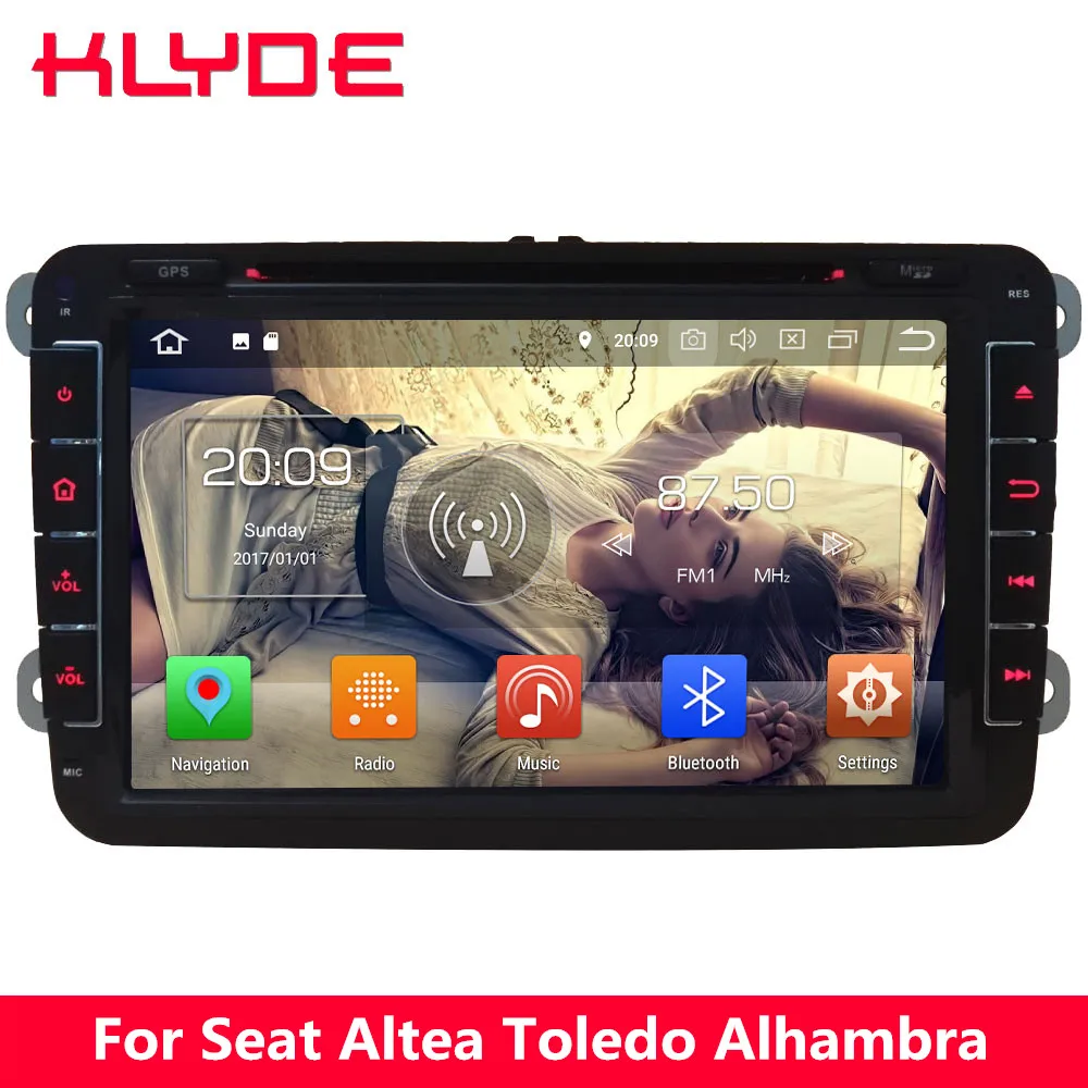 

KLYDE Octa Core 4G Android 8.0 4GB RAM 32GB ROM Car DVD Player Radio For Skoda Octavia Yeti Fabia Rapid Superb Praktik Roomster