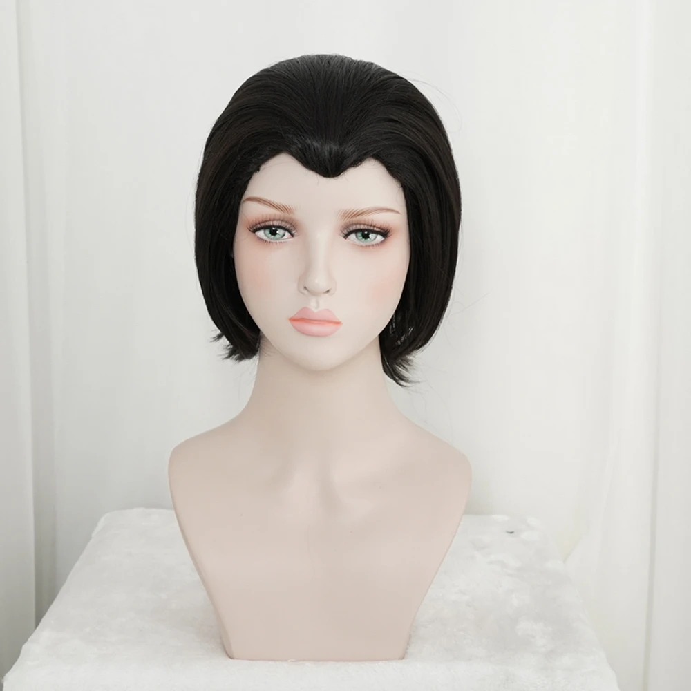 New Chinese Ancient Costume Short Black Wig Cosplay Costume Men