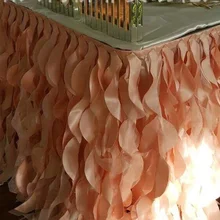 Шифоновая Тюлевая юбка-пачка для стола тюлевые скатерти и салфетки для свадьбы для украшения детского душа вечерние свадебные настольные юбки ing домашний текстиль