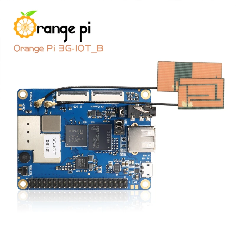 Оранжевый Pi 3G IOT B 512MB Cortex A7 4 Гб памяти на носителе EMMC Поддержка сим карту Bluetooth
