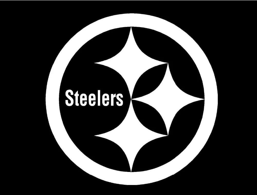 2 шт 5," регби Steelers виниловая наклейка стикер высокого качества Американский футбол наклейки автомобильное Окно Наклейка стикер s