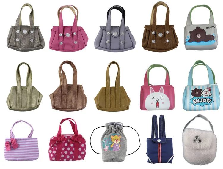 

15 Style Doll Dress Up Accessory Various styles Bag for 18 inch American Doll Fit 43-45cm Born Doll Accessories