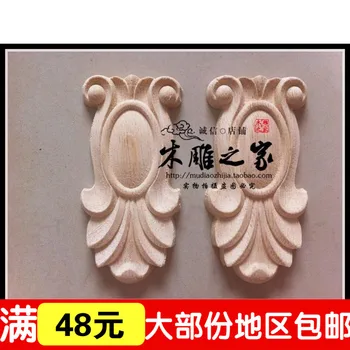 

Dongyang wood furniture door flower floral applique patch stigma FLOWER FLOWER Shaoxing vertical wood 5*10CM cabinet