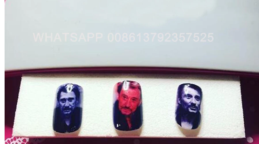Impressora de Unhas Atualizada com Wifi Fotos do Telefone Pregos e 3 Nova Suporte Bluetooth Carregar 5 Flores Impressão Juntos 2022 8 telefone 5 pregos e 3 flores impressão juntos