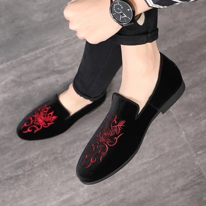 

Men summer male dress flats man formal slip on loafers shoes mens business driving zapatos de hombres personlizar zapatos C01533