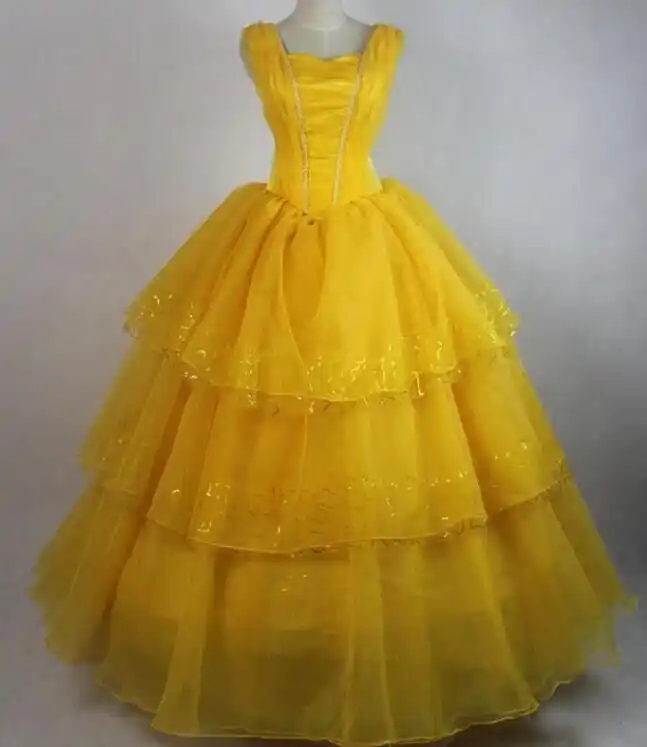 vestido da bela ea fera o filme