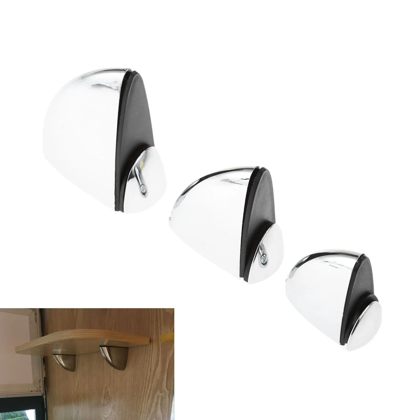 DRELD 1Pc Adjustable Zinc Alloy Bracket Support Shelf Holder For Glass